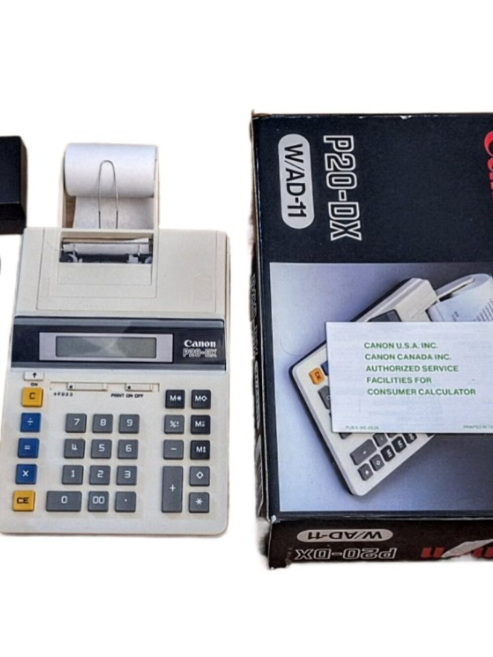 Canon P20-DX Electronic Printing Calculator in Excellent tested Condition